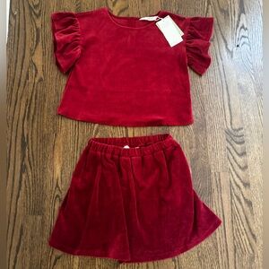 H&M Rich Red Velvet Garment